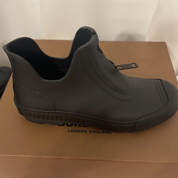 Vintage Check Neoprene Rubber Rain Boots Size 41 - Picture 12 of 14